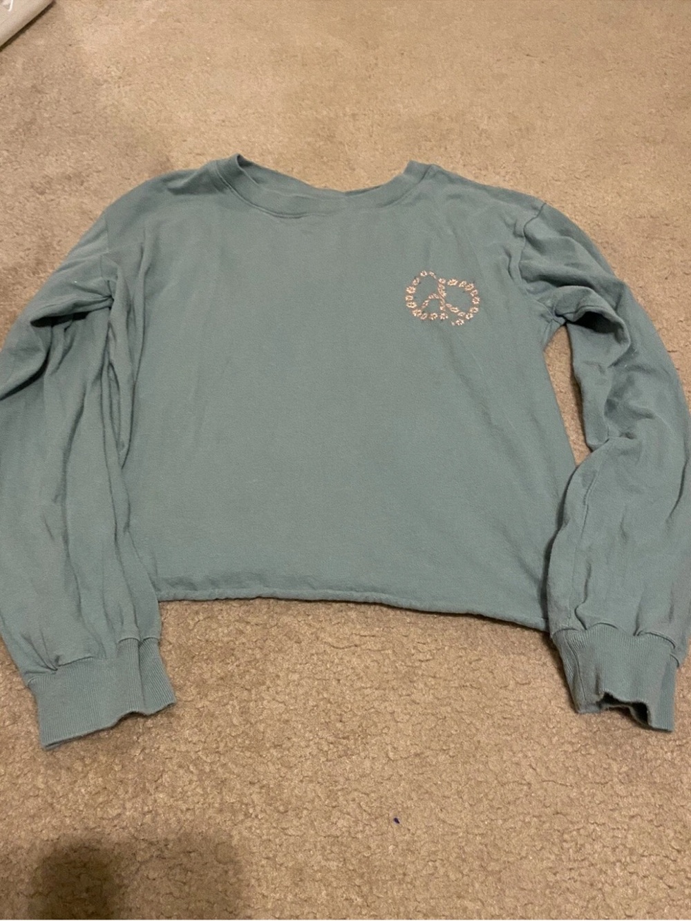 art class size large 10/12 girls crop top